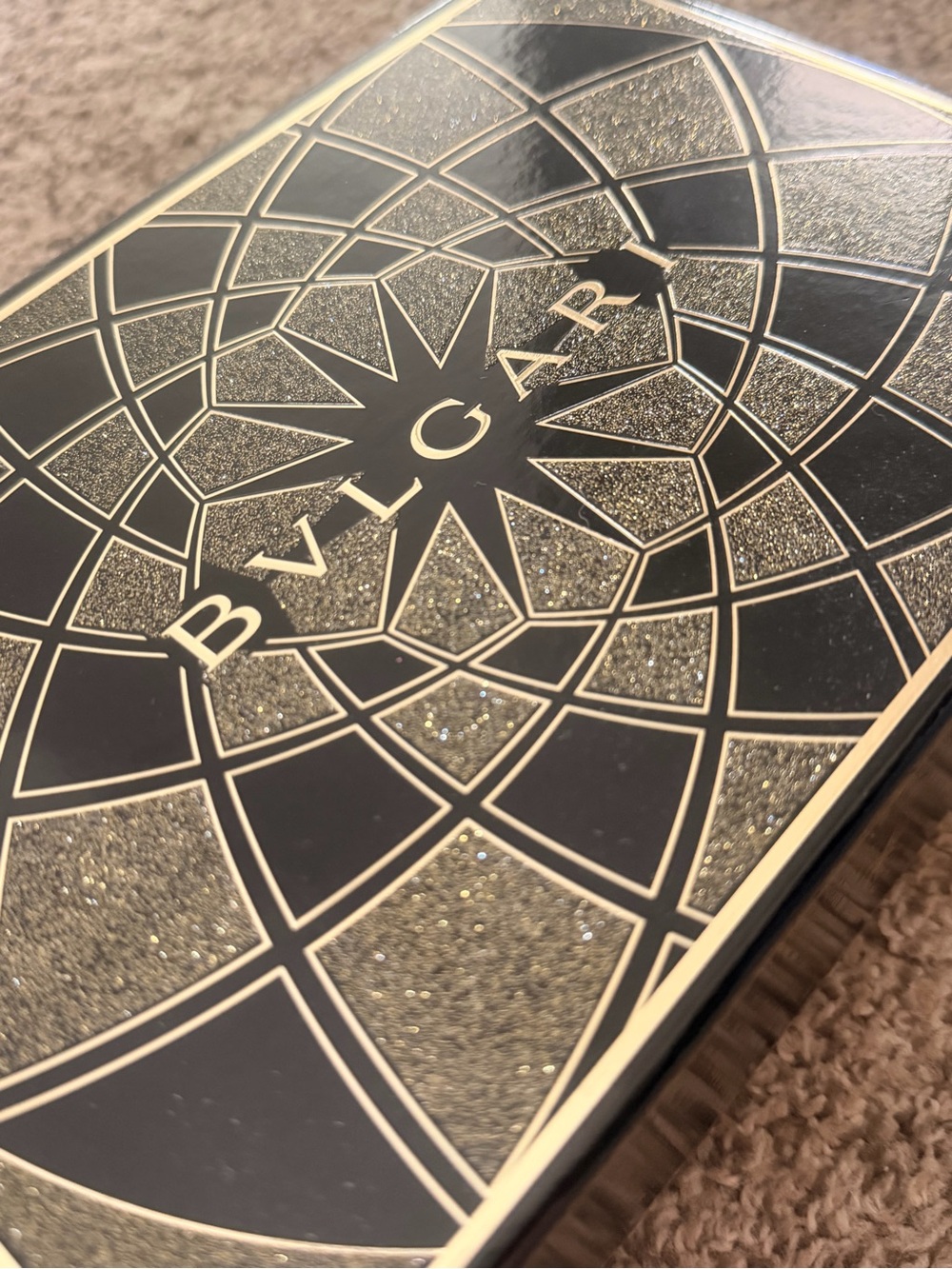 Bulgari Black and Gold Decorative Box